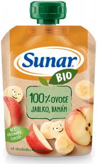 Sunar BIO kapsička Jablko banán 100 g