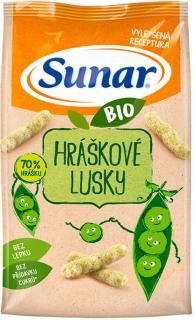 Sunar BIO křupky Hráškové lusky 45 g