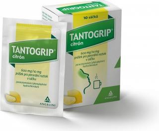 Tantogrip citrón 600 mg/10 mg por.plv.sol.scc.10