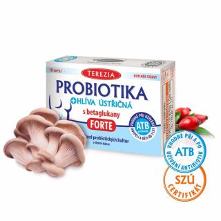 Terezia Probiotika + hlíva ústřičná s betaglukany FORTE 10 kapslí