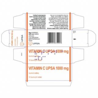 VITAMIN C UPSA 1000MG šumivá tableta 10