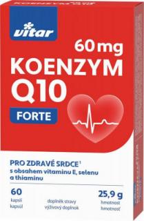 Vitar Koenzym Q10 Forte 60 mg 60 kapslí