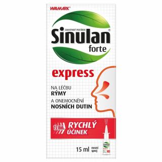 Walmark Sinulan Forte Express nosní sprej 15 ml