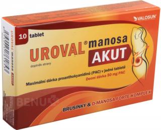 Walmark Uroval Manosa Akut 10 tablet