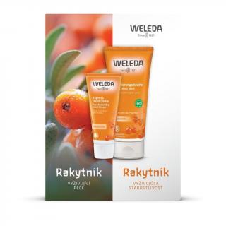 Weleda rakytník krém na ruce 50 ml + sprchový krém 200 ml dárková sada