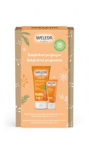 Weleda Rakytníkové povzbuzení sprchový krém 200 ml + krém na ruce 50 ml dárková sada