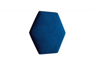 Čalouněný panel Hexagon Trinity 40,5 cm x 35,3 cm - Tmavá modrá 2331