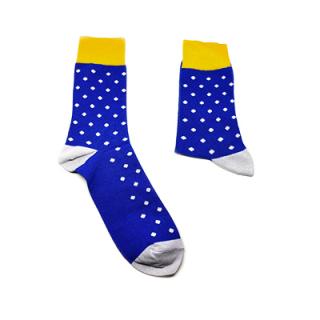 Dárkové ponožky modré se vzorem Velikost: 36 - 40