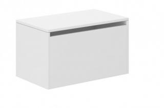 Dětský box na hračky 69 x 40 x 40 cm - Bílý