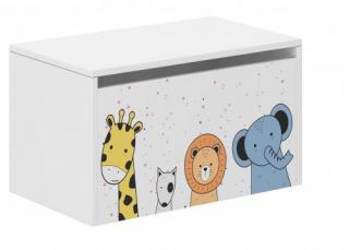 Dětský box na hračky 69 x 40 x 40 cm - Zoo