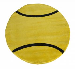 Dětský koberec - Tenisový míč - 100 x 100 cm