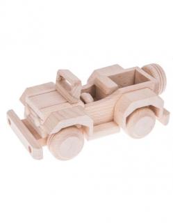 Dřevěná hračka (Jeep) - 21x9 cm