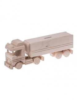 Dřevěná hračka (kamion) -33x6x11 cm