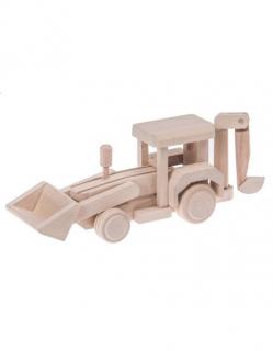 Dřevěná hračka (traktor) - 25x7x11 cm
