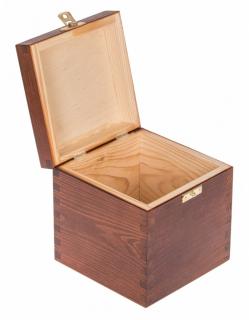 Dřevěná krabička - 14x14x14 cm, Ořech