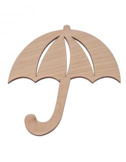 Dřevěná ozdoba (deštník) - 10x10 cm