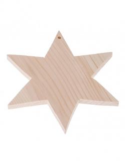 Dřevěná ozdoba (hvězda) - 22x22 cm