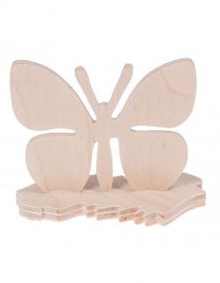 Dřevěná ozdoba (motýl) - 7x3 cm