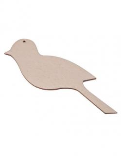 Dřevěná ozdoba (ptáček) - 10x4 cm
