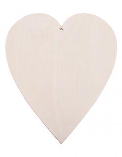 Dřevěná ozdoba (srdce) - 12x11 cm