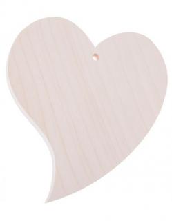 Dřevěná ozdoba (srdce) - 13x11 cm