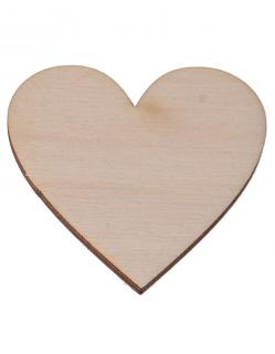 Dřevěná ozdoba (srdce) - 5x5 cm