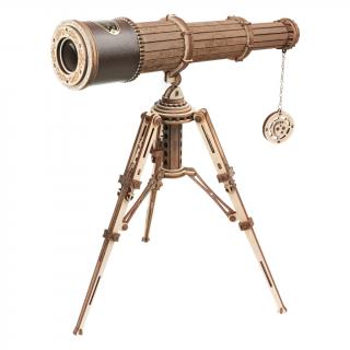 Dřevěné mechanické 3D puzzle - Pirátský dalekohled
