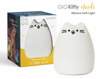 InnoGio silikonová lampička GIO - Kitty Midi