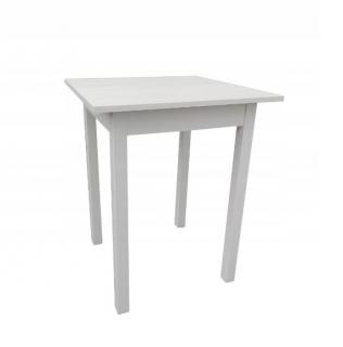 Kuchyňský stůl MINI 60 x 60 cm -  bílá polární / bílá