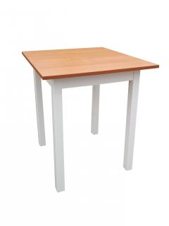 Kuchyňský stůl MINI 80 x 60 cm -  olše / bílá