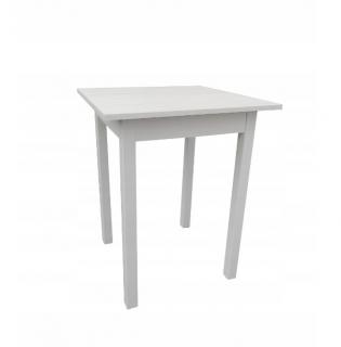Kuchyňský stůl MINI 90 x 60 cm -  bílá polární / bílá