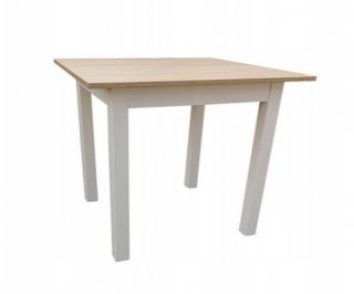 Kuchyňský stůl MINI 90 x 60 cm - dub sonoma / bílá