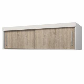 Nadstavba šatní skříně Vista (150 cm) Barva dřeva: Sonoma/Bílá