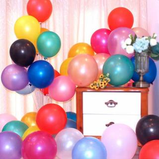 Nafukovací balónky barevné - 100 kusů