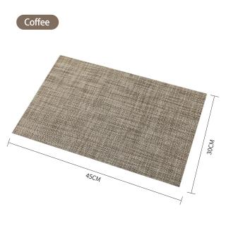 Nepromokavé prostírání Plate 30x45 cm, různé barvy Barva: Kávová (Coffee)