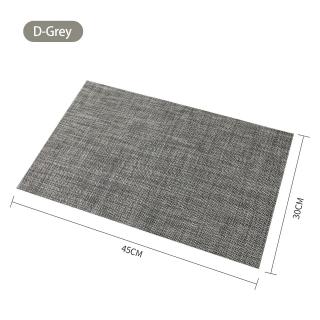 Nepromokavé prostírání Plate 30x45 cm, různé barvy Barva: Tmavá šedá (Dark Grey)