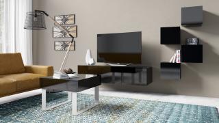 Obývací stěna + konferenční stolek - Lorona 20 (Černá)