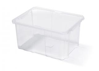 Plastový box úložný CARGOBOX transparentní 600x400x265