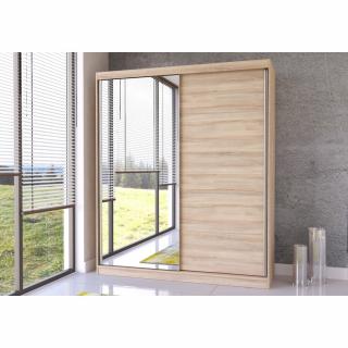 Šatní skříň Bella (183 cm) Barva dřeva: Sonoma