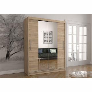 Šatní skříň Neomi 01 (150 cm) Barva dřeva: Sonoma