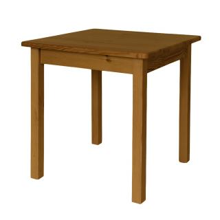 Stůl z masivu borovice 60x60 cm Lak dřeva: Dub