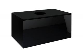 Umyvadlová skříňka Mia 4 - Černý lesk