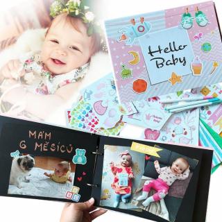 Zážitkový deník - vítej na světě - Hello Baby