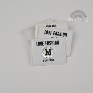 Nášivka Love fashion NY (E) (Nášivky na oblečení)