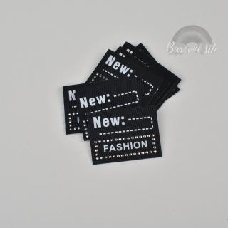 Nášivka New fashion černá (E) (Nášivky na oblečení)