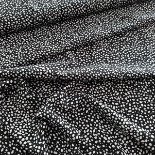 Silky Nepravidelné bílé puntíky (E) 0,75m/ks (Lehká vzdušná šatovka)