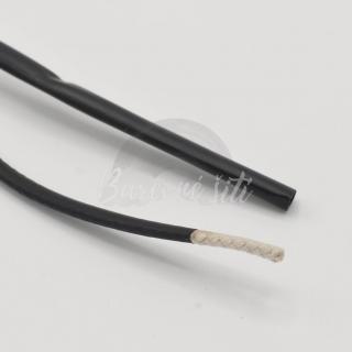 Smršťovací koncovka na šňůrky Černá 1cm (E) (Šicí potřeby)