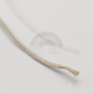 Smršťovací koncovka na šňůrky Průhledná 0,6cm (E) (Šicí potřeby)