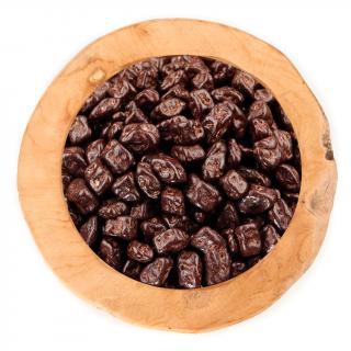 SVĚT OŘÍŠKŮ Ananas kostky v hořké čokoládě Váha: 250g