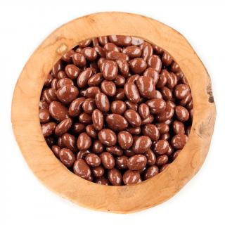 SVĚT OŘÍŠKŮ Rozinky v polevě z mléčné čokolády Váha: 100g